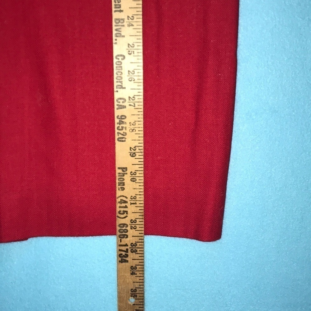 𝅺CHRISTIAN DIOR Rare pleated wool skirt 1964 excellent condition vintage size 8 - Picture 7 of 8